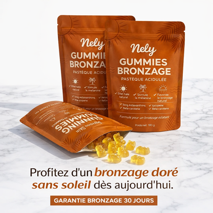 Gummies Bronzantes Naturelles - 30 Gummies