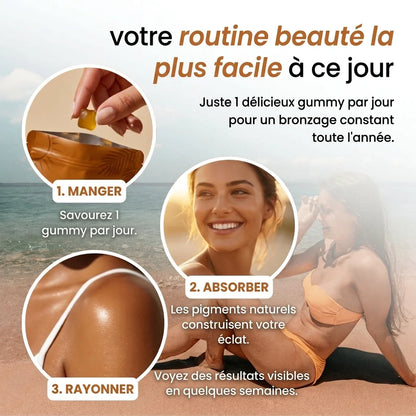 Gummies Bronzantes Naturelles - 30 Gummies